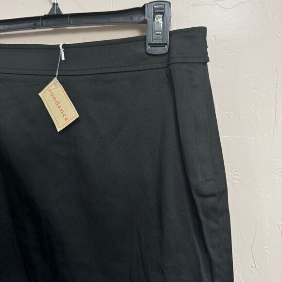 New Sundance Max Studio 8 Black Pencil Skirt Side Zip Closure - Picture 3 of 5